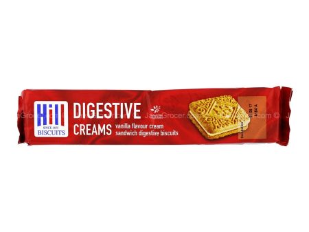 Hill Digestive Creams Vanilla Sandwich Biscuit 150g Online Sale