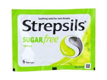 Strepsils Sugar Free Lemon Herb Pouch 6pcs pack Online Hot Sale