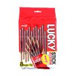 Meiji Lucky Chocolate Biscuit Stick 120g For Sale