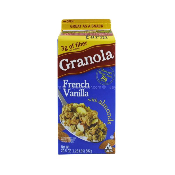 Sweethome Farm French Vanilla Granola Cereal with Almonds 582g Sale