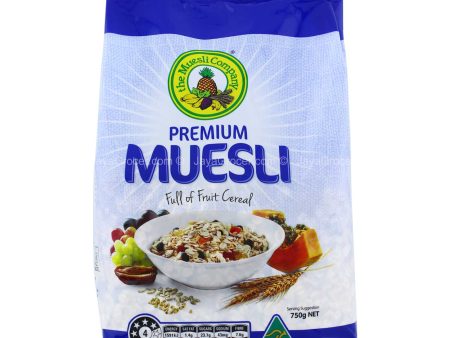 The Muesli Company Full of Fruit Premium Muesli 750g For Sale