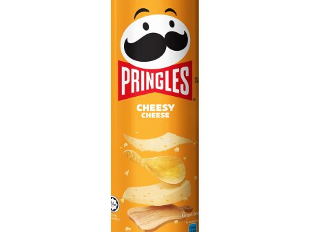 Pringles Cheesy Cheese Potato Crisps 102g on Sale