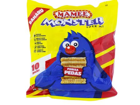 Mamee Monster Hot and Spicy Noodle Snack 25g x 8 For Discount