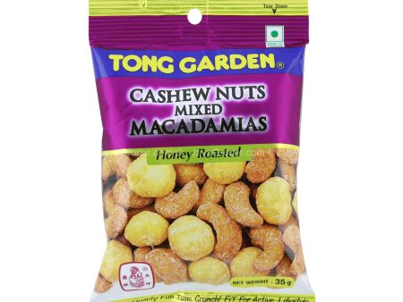 Tong Garden Honey Roasted Cashew Nuts Mixed Macadamias 35g on Sale