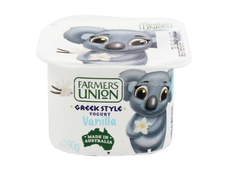 Farmers Union Vanilla Greek Yoghurt 90g Discount