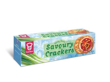 Garden Spring Onion Savoury Crackers 150g For Discount