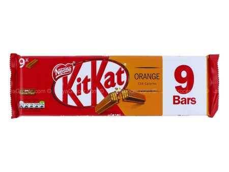 Kit Kat 2 Finger Chocolate Wafer Orange Flavour 186.3g For Sale