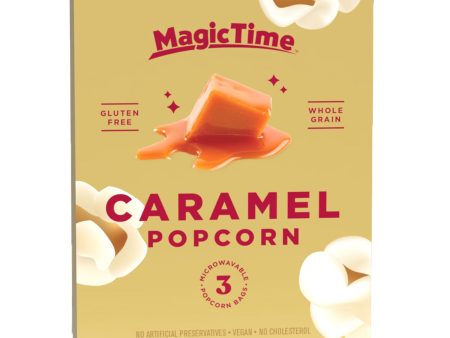 Magic Time Caramel Premium Microwave Popcorn 240g Online