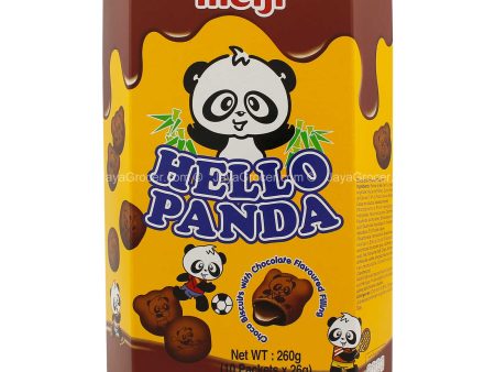 Meiji Hello Panda Choco Biscuits with Chocolate Flavoured Filling 26g x 10 on Sale