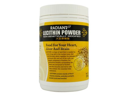 Radiant Non-Genetically Modified Lecithin Powder 250g Hot on Sale