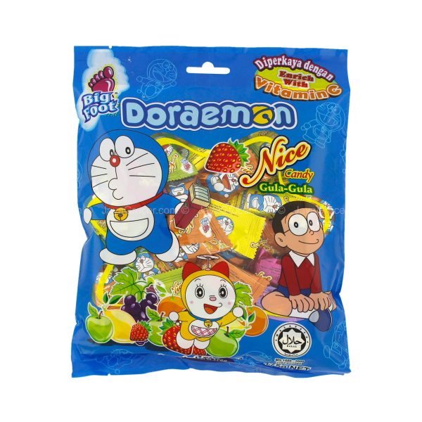 Big Foot Doraemon Nice Candy  Assorted Flavor 175g Online now