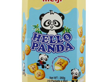 Meiji Hello Panda Biscuits with Milk Flavoured Filling 260g Online