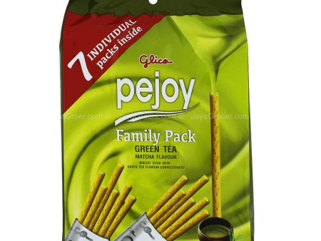 Glico Pejoy Family Pack Green Tea Matcha Flavour 126g Sale