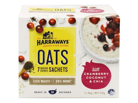 Harraways sachets cberry,cnut&chia 7x45g For Discount