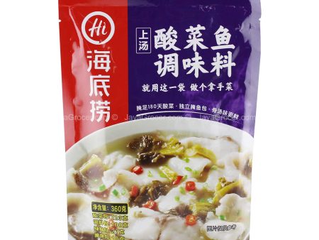 [NON-HALAL] Haidilao Sauerkraut Fish Soup 360g For Discount