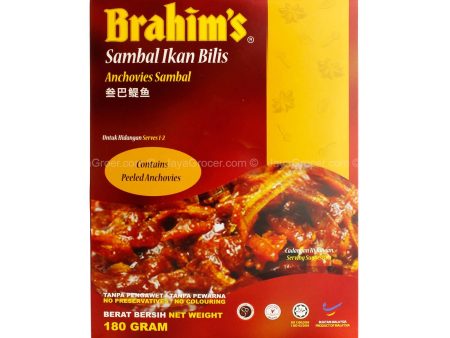 Brahim s Anchovies Sambal 180g Online now