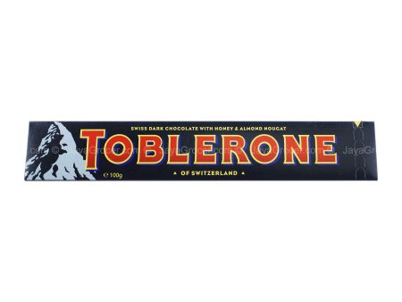 Toblerone Swiss Dark Chocolate with Honey and Almond Nougat 100g For Cheap