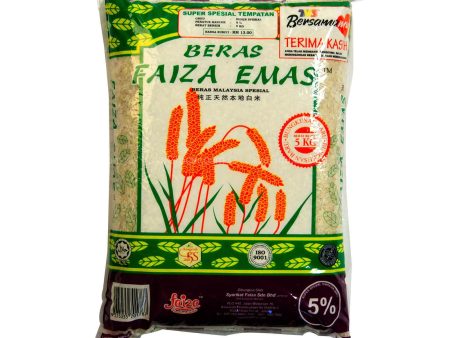 Faiza Beras Emas (White Rice) 5kg For Sale