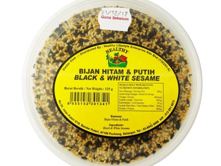 Healthy Black and White Sesame Seeds 125g Hot on Sale