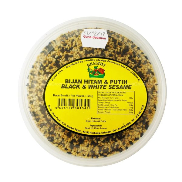 Healthy Black and White Sesame Seeds 125g Hot on Sale