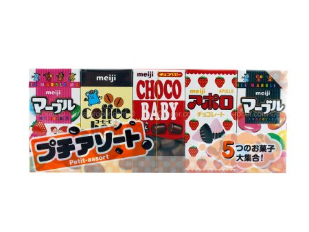 Meiji Petite 5 in 1 Choco 52g on Sale