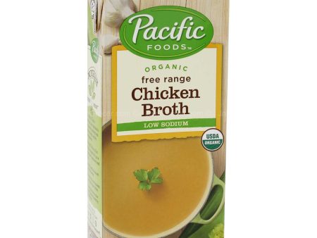 Pacific Low Sodium Free Range Chicken Broth 946ml Cheap