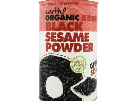 Earth Organic Black Sesame Powder 500g Sale