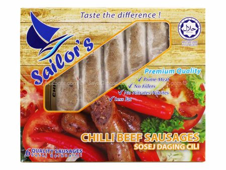 Sailor s Chilli Beef Sausages 400g Hot on Sale