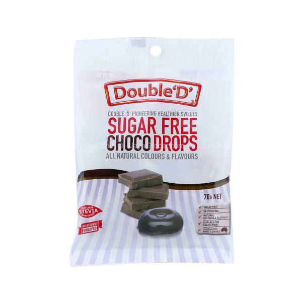 Double  D  Sugar Free Choco Drops 70g Hot on Sale