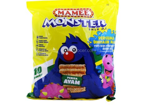 Mamee Monster Noodle Snacks Chicken Flavour Family Pack 200g For Cheap