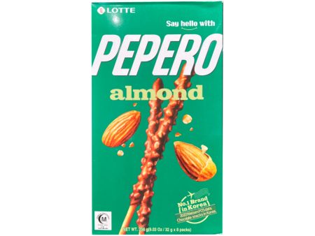 Lotte Almond Pepero Biscuit Sticks Big Pack 256g For Cheap