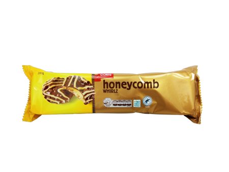 Coles Honeycomb Whirlz Chocolate Biscuits 200g Hot on Sale