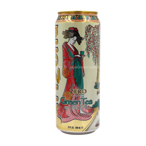 Arizona Zero Calorie Green Tea with Ginseng 650ml Supply