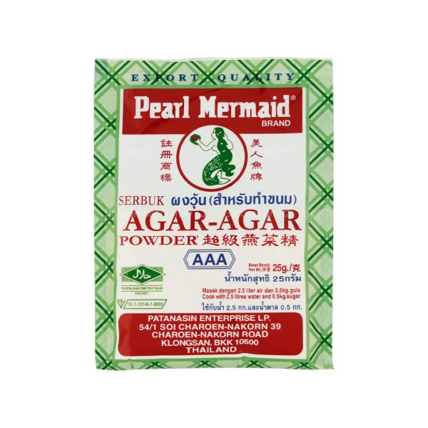 Pearl Mermaid Brand Agar-Agar Powder 25g Online Sale