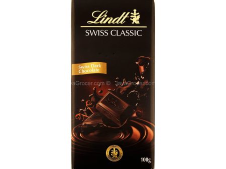 Lindt Swisss Classic Dark Chocolate Bar 100g For Sale