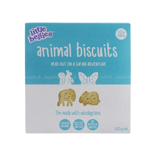 Little Bellies Animal Biscuits 100g For Sale