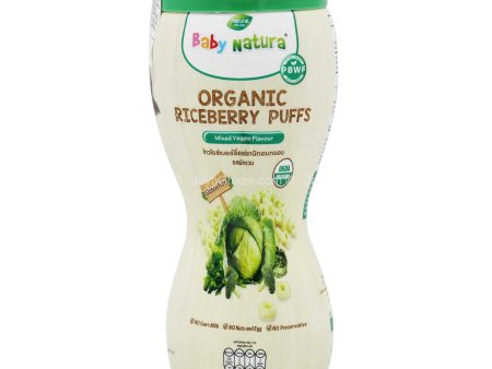 Baby Natura Organic Riceberry Puffs Mixed Veggies Flavour 40g For Cheap