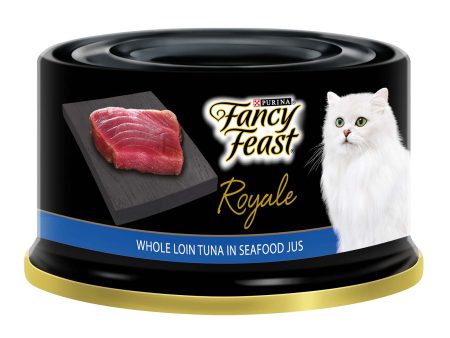 Fancy Feast Royale White Loin Tuna in Seafood Jus 85g Online now