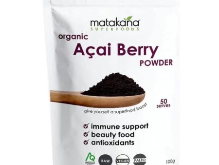 Matakana SuperFoods Organic Acai Berry Powder 100g For Sale