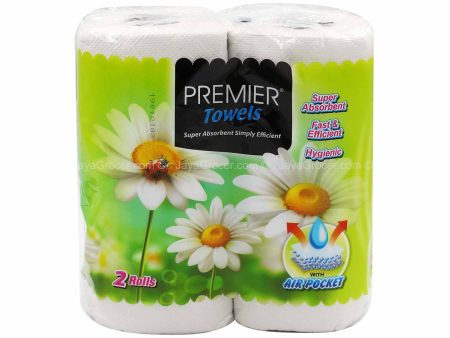 Premier Disposable Household Towels 60pcs x 2 For Discount