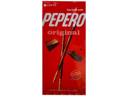 Lotte Pepero Chocolate Biscuit Sticks (Big Pack) 240g Cheap