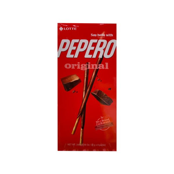 Lotte Pepero Chocolate Biscuit Sticks (Big Pack) 240g Cheap