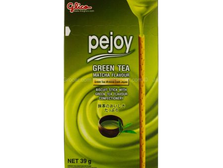 Glico Pejoy Green Tea Matcha Biscuits Stick 39g For Discount