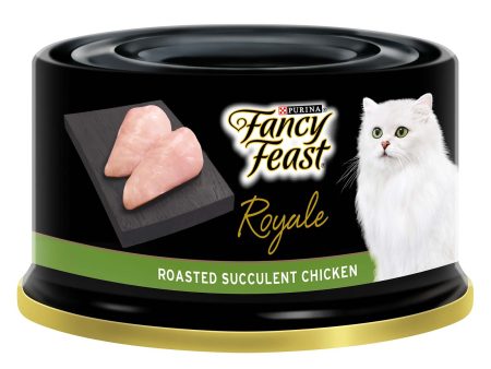 Purina Fancy Feast Royale Roasted Succulent Chicken Wet Cat Food 85g Hot on Sale