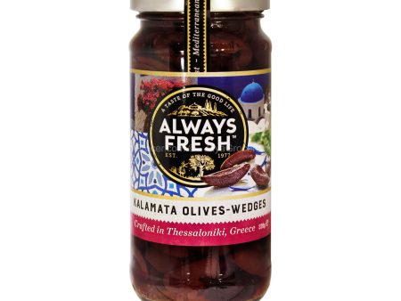 Always Fresh Kalamata Olive Wedges 220g Cheap