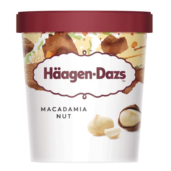 Haagen-Dazs Macadamia Nut Ice Cream 473ml For Sale