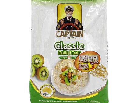 Captain Classic Rolled Oats 800g Discount