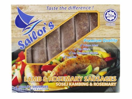 Sailor s Lamb & Rosemary Sausages 400g Fashion