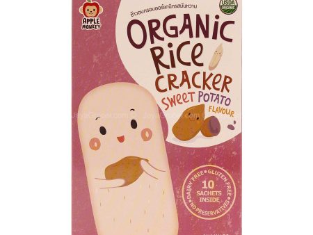 Apple Monkey Organic Rice Cracker Sweet Potato Flavour 30g on Sale