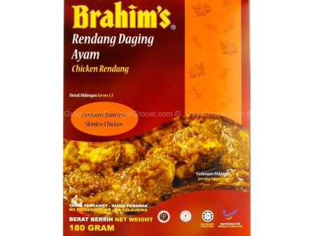 Brahim s Chicken Rendang 180g Supply